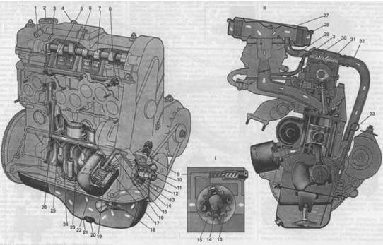 Система вентиляции картера двигателя  1