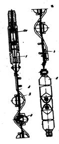 Рис пулевой перфоратор с вертикально криволинейными стволами  1