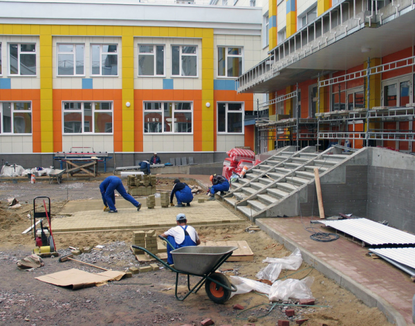 Строительство современной школы. Автор24 — интернет-биржа студенческих работ
