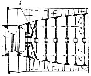 Рисунок схема обогрева носка воздухозаборника 2