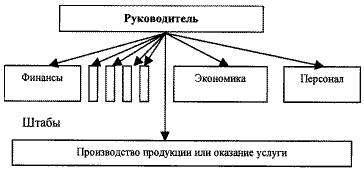 Линейно штабная структура управления 1