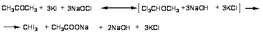 Синтез хлороформа. Реакции нуклеофильного замещения и элиминирования галогеналканов