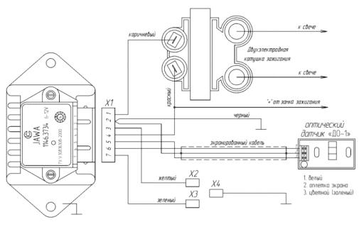 Микропроцессорная система управления зажиганием двигателя внутреннего сгорания 6