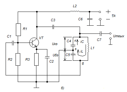  одноконтурные схемы автогенераторов на транзисторах 5
