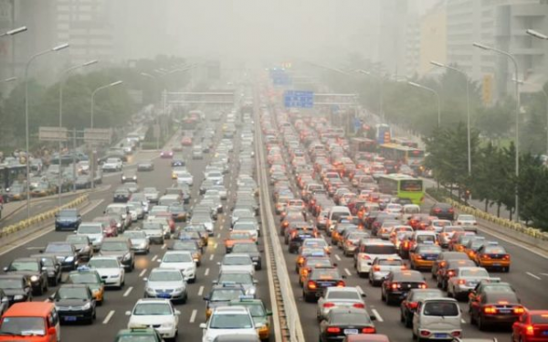 Загрязнение воздуха автомобилями