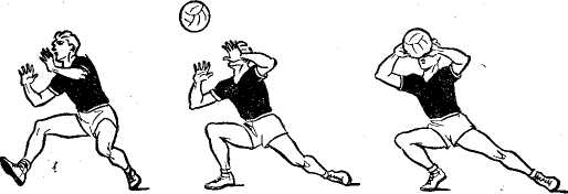 Техника игры в защите в волейболе